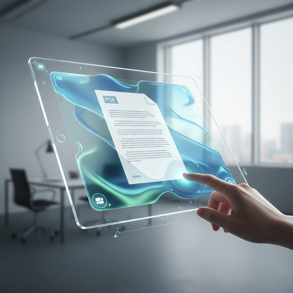 Liquid Glass UI and Disappearing Navigation: Designing for Focus のイメージ